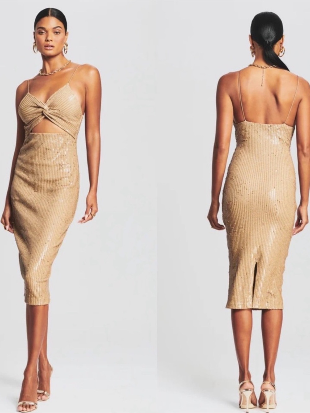Retrofete Sariah Sequin Knit Midi XS Petite